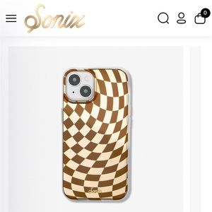 Checkmate Gold/Brown Magsafe® Compatible iPhone Case for iPhone 13/14